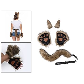 コスプレ 小道具 ぬいぐるみ リアル オオカミ トリコ Amazon.co.jp: [Totority] 3dオオカミ ハロウィン狼男の