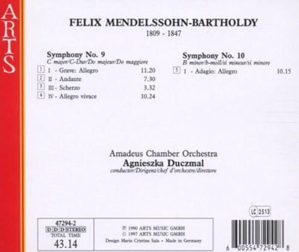 Mendelssohn: String Symphonies, Vol.3