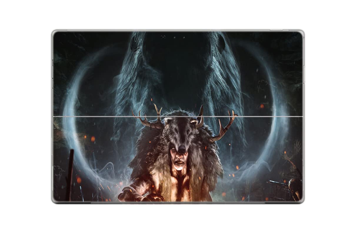 GADGETS WRAP Printed Vinyl Top Only Skin Sticker Decal for Microsoft Surface Pro 3 - Far Cry Primal Legend of The Mammoth Missions