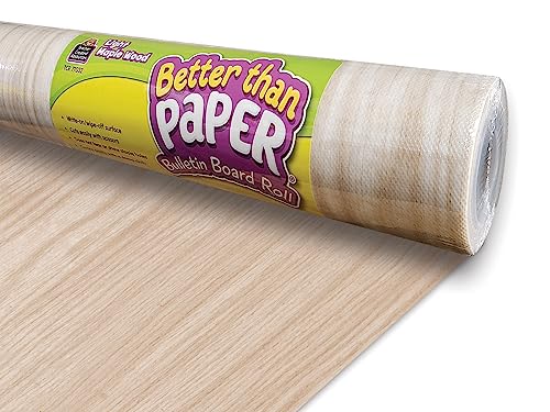 Teacher Created Resources Light Maple Wood Better Than Paper Bulletin Board Roll (TCR77032)