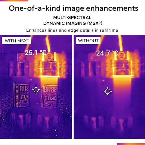 FLIR ONE Gen 3 - Thermal Imaging Camera for iOS Smartphones (iPhone 15 and Newer w/USB-C): Use for Home Inspection, HVAC, Automotive, Machine Industries and More