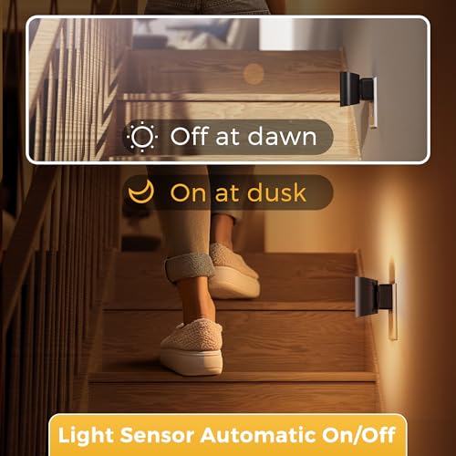 L LOHAS LED Night Light, Dimmable Night Lights Plug into Wall,2 Pack 3CCT Nightlight for Kids,180° Rotatable, 3000K/4000k/5000K Adjustable Night Lights with Dusk to Dawn Sensor for Bedroom Bathroom — view 6