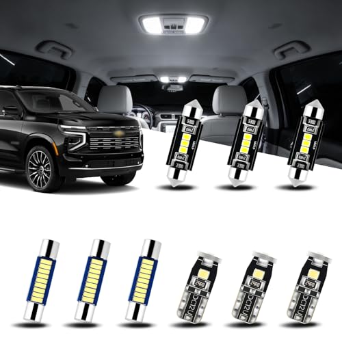 Kit LED interior para vehículo 16 piezas luz blanca miniatura 1