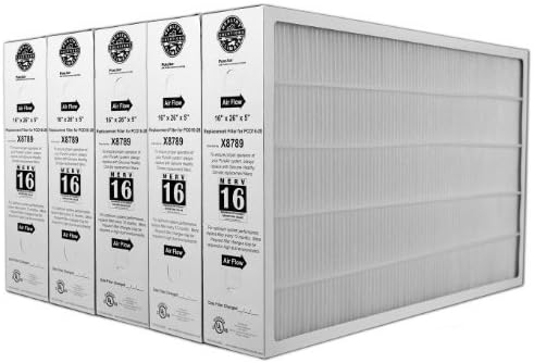 Lennox X8789 MERV 16 Filter - 16" x 26" x 5" (5 Pack)