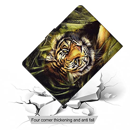 CASAFUNY Lenovo Tab M10 Plus 3rd Generation 10.6 Inch TB-125/128FU Ultra Slim PU Leather Case Cover with Stand Function - Tiger Pattern - Image 3