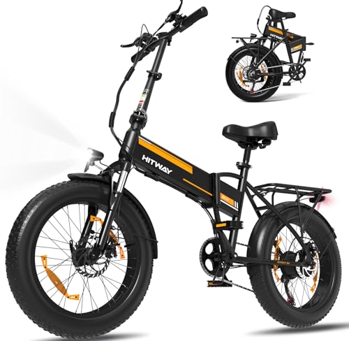 20 X4.0 Fat Tire Electric Bike para Adultos con Motor de 250 W |Nieve de Playa de montaña e Bicicleta electrónica Plegable |Batería de Larga Distancia 48V/36V 12AH