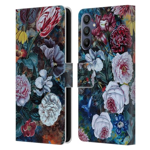 Carcasa floral Samsung Galaxy A15 con cuero de alta definición Riza Peker