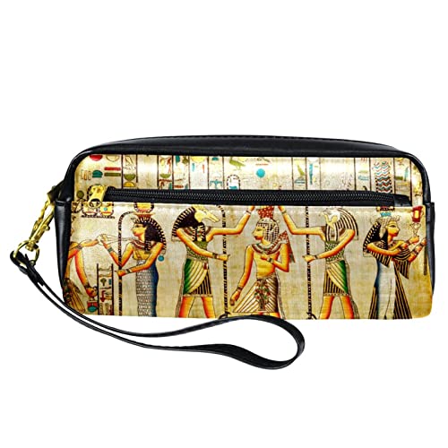 Materiale impermeabile - realizzato in pelle, non preoccuparti che gli oggetti nella borsa si bagnino, mantenendolo pulito e ordinato. Cerniere di alta qualità, resistenti e durevoli, questa borsa può accompagnarti a lungo