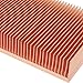 DIY Pure Copper Skiving Fin Heatsink 100x50x15mm/ 3.94x1.97x0.59 inches for Electronic Chip LED Cooling