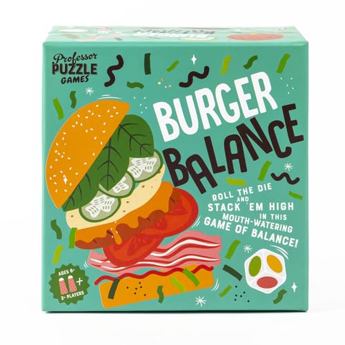 Juegos Burger Balance de mesa infantil y juvenil de madera 6
