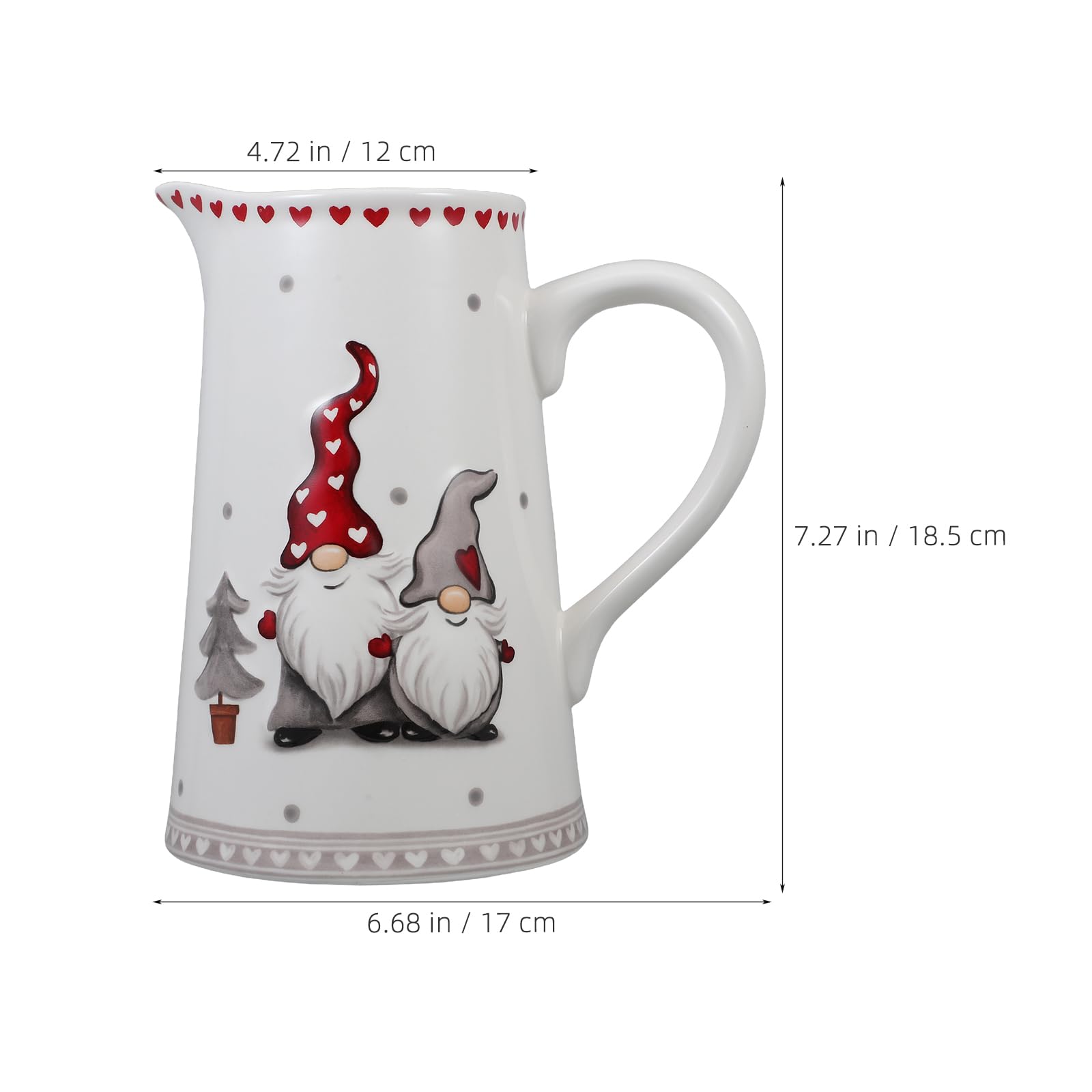 Lot De 2 Bouteilles Assaisonnement Gnome En Céramique – Salière Et Poivrière Mignonnes Pour Cuisine