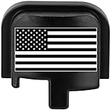 TOFEIC Laser Engraved Aluminum Rear Cover Slide Back Butt Plate for 9mm .40 Taurus Millennium G2/G2C/G3/G3C/G2S/G3S/PT111/PT140/PT740/PT709 Accessories, US Flag