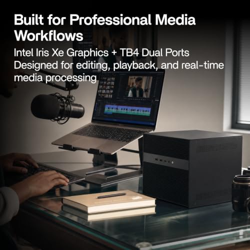 Image of ZimaCube Pro 6+4 Bay NAS, Intel Core i5-1235U, Built-in 256GB SSD, 10GbE + Dual 2.5GbE, Dual TBT4, PCIe Expansion, Self-Hosting Server, Powered by ZimaOS (Pro)