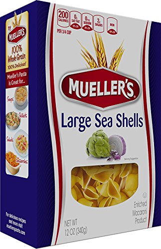 Mueller's Large Sea Shells, 12 Ounce (Pack of 12)