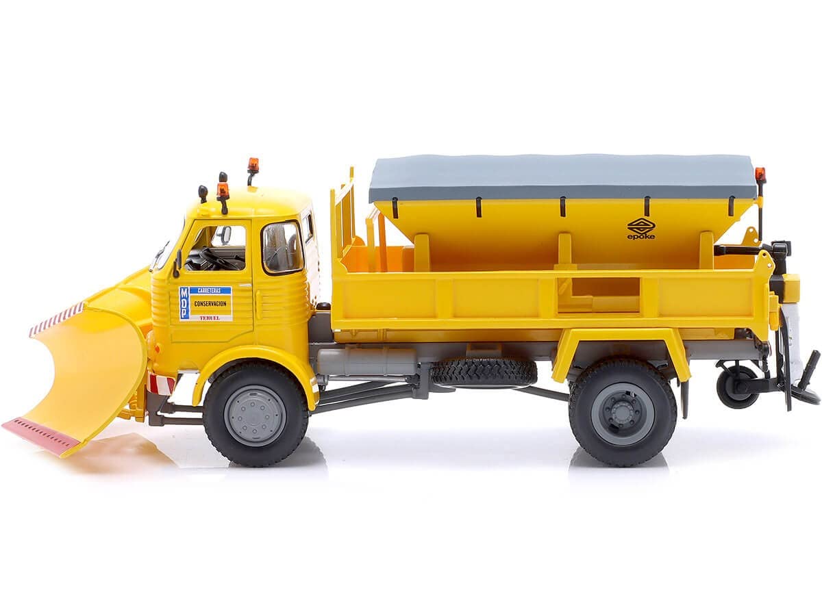 1980 Camión Pegaso 3040 con Quitanieves Amarillo 1:43 Salvat PEG3040