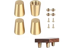 Brass Wood Cutting Board Feet to Elevate Your Culinary Creations and Furnishings