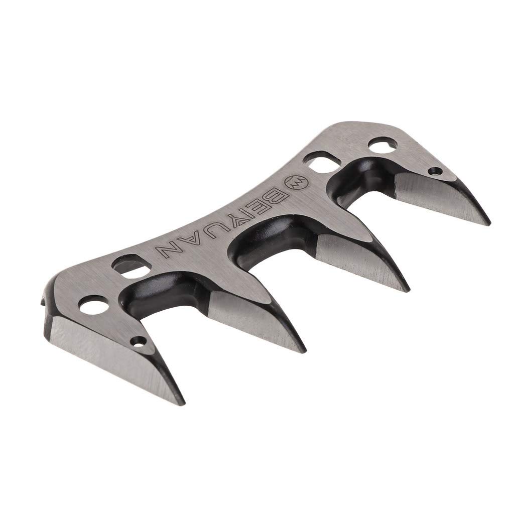 Tijeras de Lana para Oveja de Acero Inoxidable de Tijeras, Punta 13 Tooth Universal, Cuchillas para Cabra Shearing