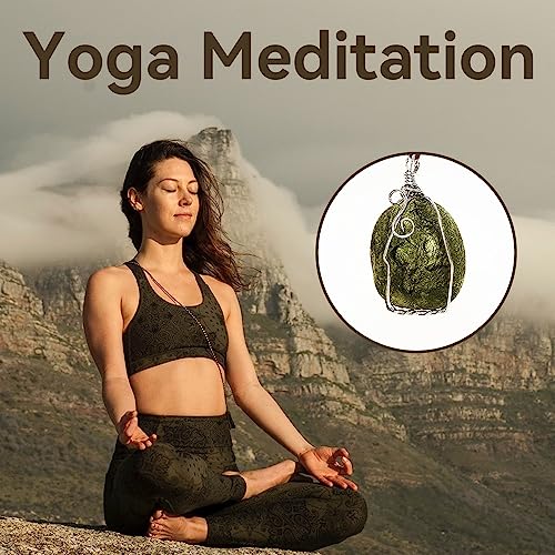Moldavite Crystal Necklace,Raw Czech Meteorite Stone Birthstone Pendant,Green,Irregualr Shape,Wire Wrap4