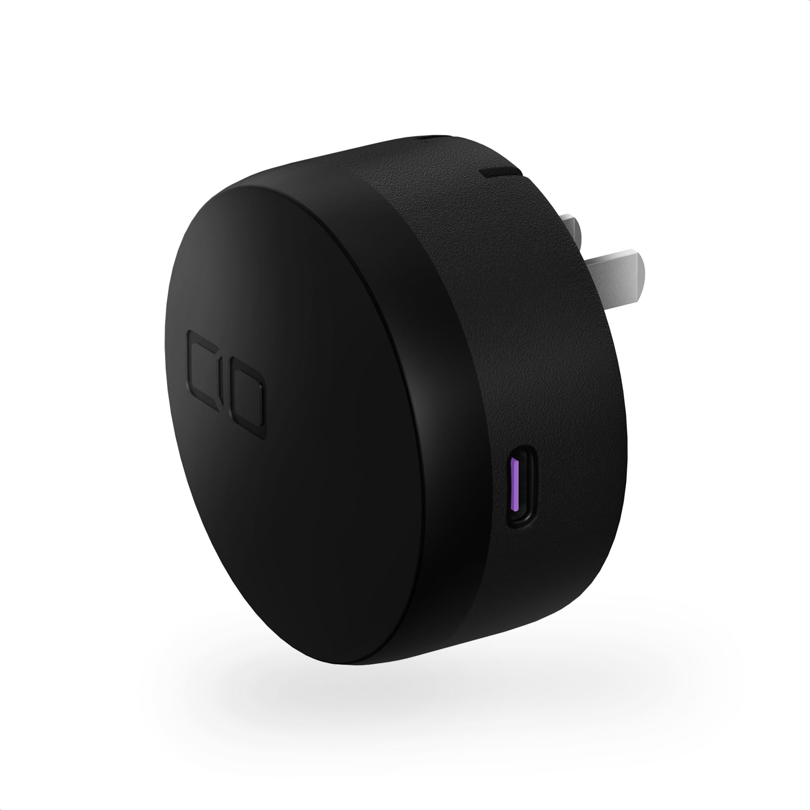 CIO｜充電器 NovaWave SpotPlug+C ブラック CIO NovaWave SPOT PLUG +C Qi2 MagSafe ワイヤレス充電器