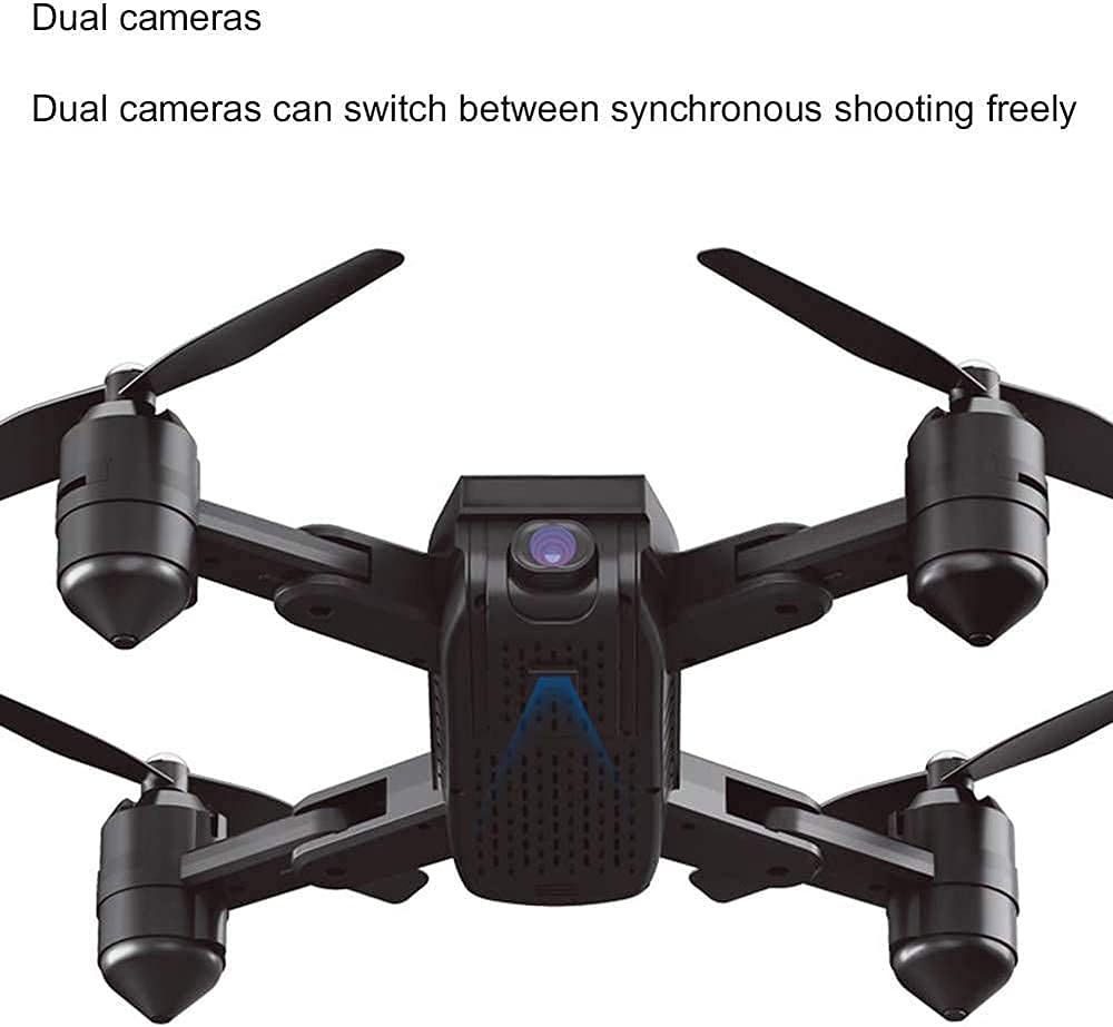 Dron dla dorosłych z kamerą 4K Pilot FPV Quadcopper Follow Me Regulowana szerokokątna kamera Wysokość Trzymaj długi zasięg sterowania (czerwony)