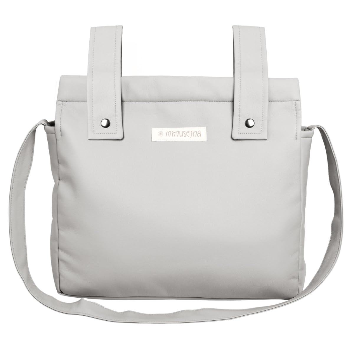 MIMUSELINA Bolso Carro Bebe | Pañalera Bebe organizador para silla paseo con gran capacidad | Bolso Maternidad Elegante y Práctico | Hecho en España — view 9