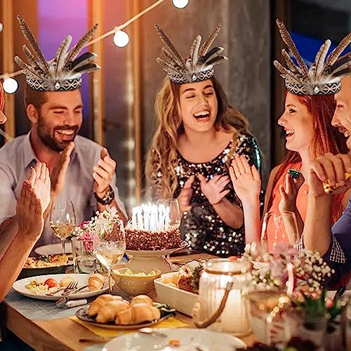 image for Simple polymer Indian Feather Headband Accessories Indian Headpiece Na