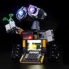 BRIKSMAX Kit di Illuminazione a LED per Lego Ideas Wall E, Compatibile con Il Modello Lego 21303 Mattoncini da Costruzioni - Non Include Il Set Lego #5