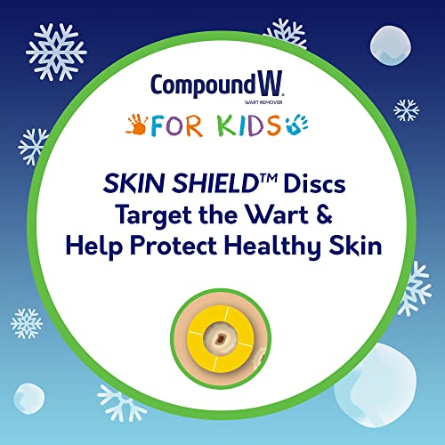 Image of Compound W Freeze Off Wart Remover for Kids, 15 Wart Removal Applications & 18 Skin Shield Discs
