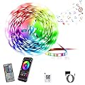 Led Lights for Bedroom 100FT Music Sync Color Changing Led Strip Lights with Remote and App Control, RGB Led Light Strip DIY Led Lights for Room, Christmas, Home Decor, Gaming Accessories (1 Roll)