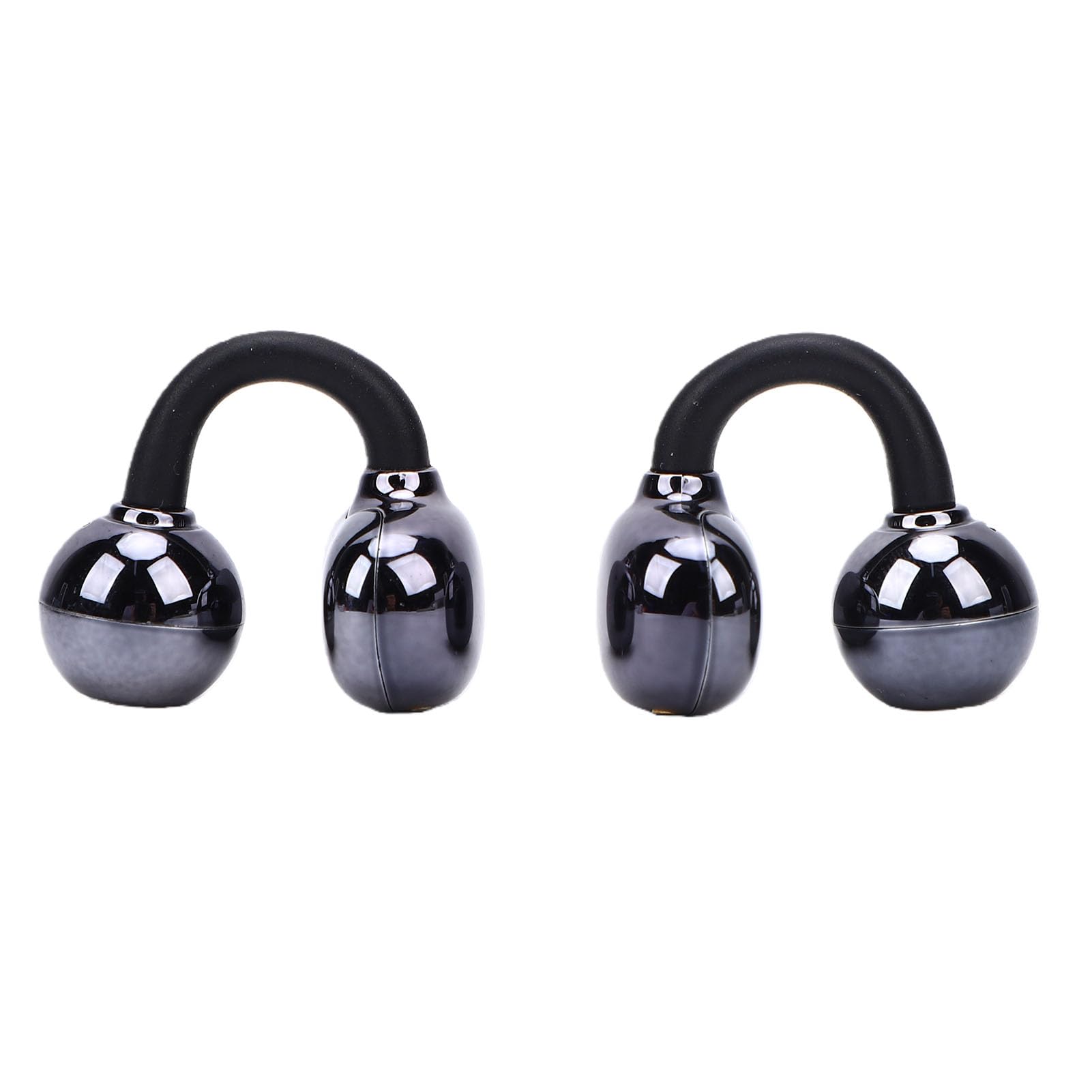 SENECESLI Clamp On Earbuds Wireless Bluetooth Headphones with Charging Case, Open Ear Clip Earphones for Sports Running Workout, Lightweight Headset with Earrings (Black)-image-34
