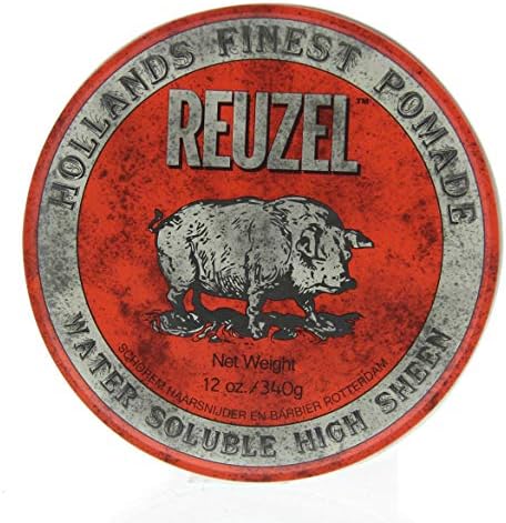 REUZEL Red Pomade Medium Hold High Shine Travel Siz (340, Red Pomade)