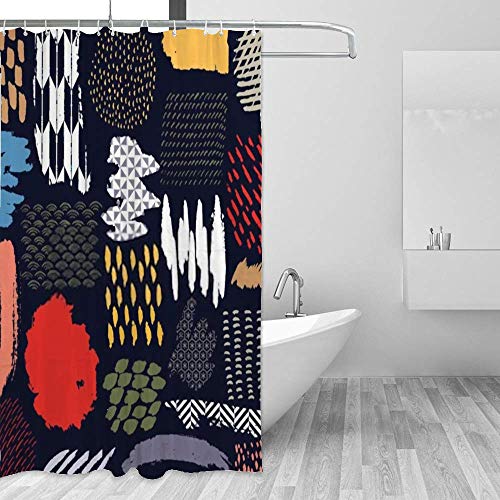 Rideau de douche motif ourson lavable en machine pour la salle de bain des enfants