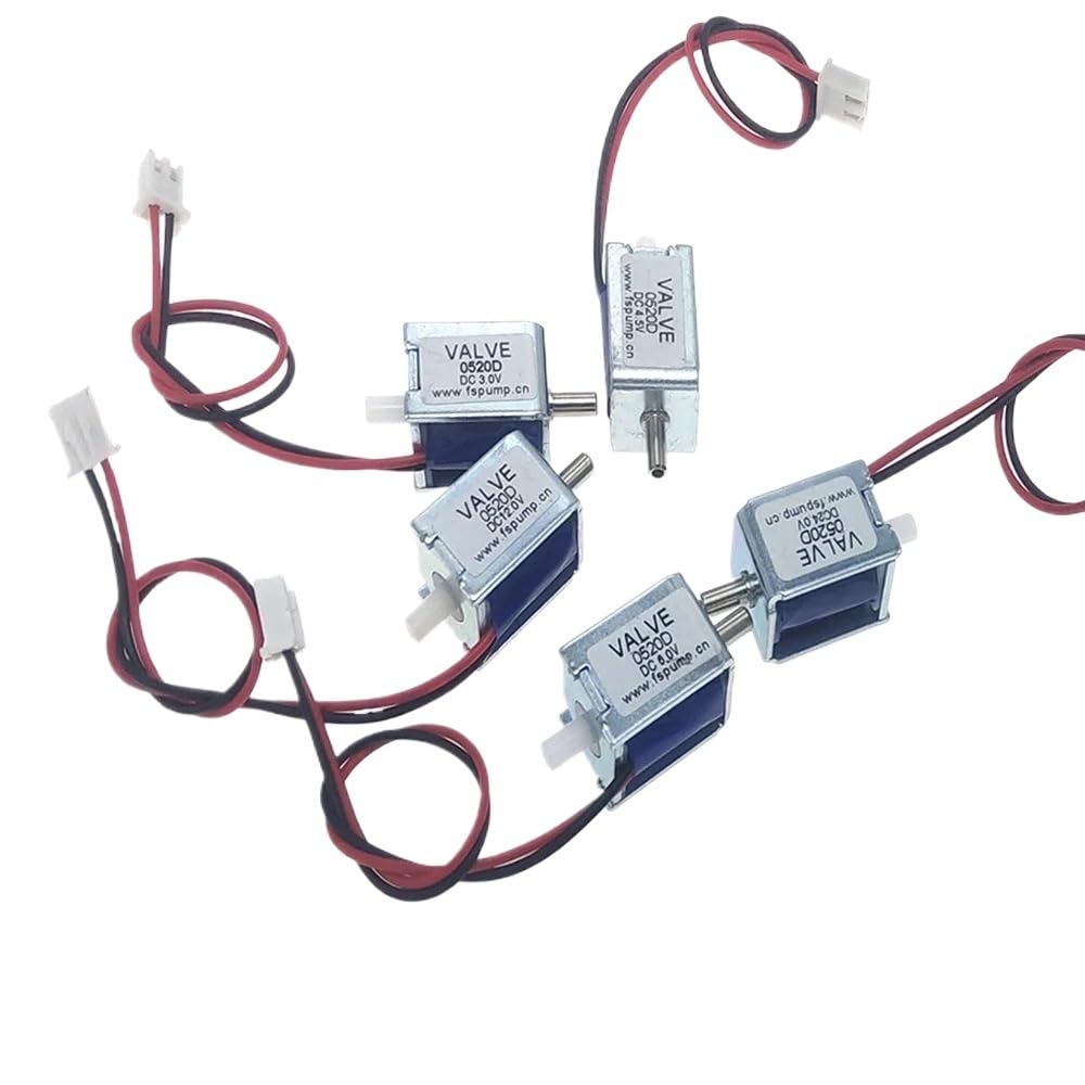 Électrovanne mini solénoïde DC 6V normalement fermée à 2 voies pour gaz et air