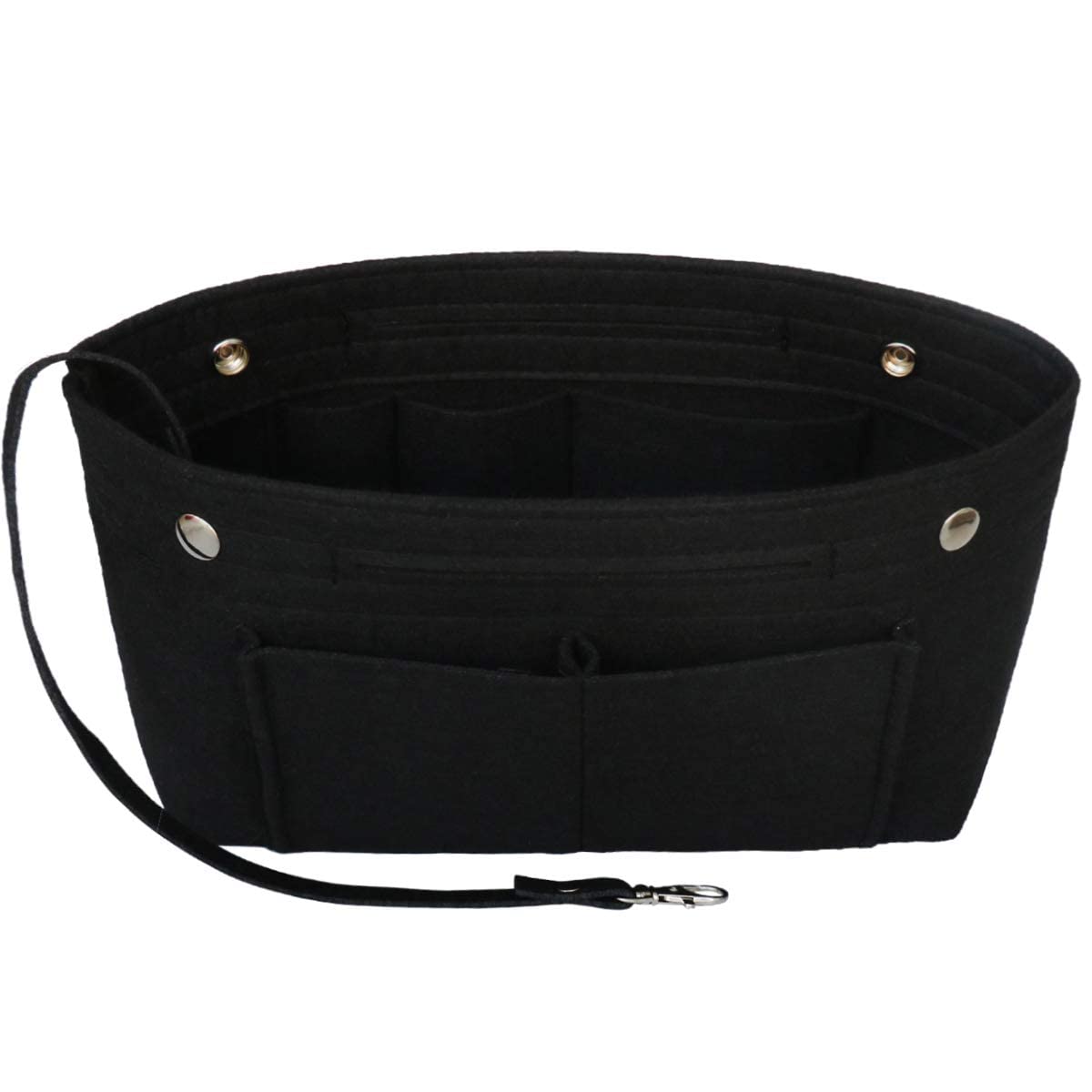 MISIXILE Felt Purse Organizer Insert Handbag Organizer,Tote Bag in Bag Organizer Fits Speedy Neverfull with Handles Keychain