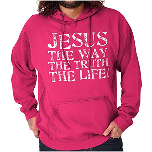 Jesus The Way Truth Life Christian Hoodie Sweatshirt Women Men