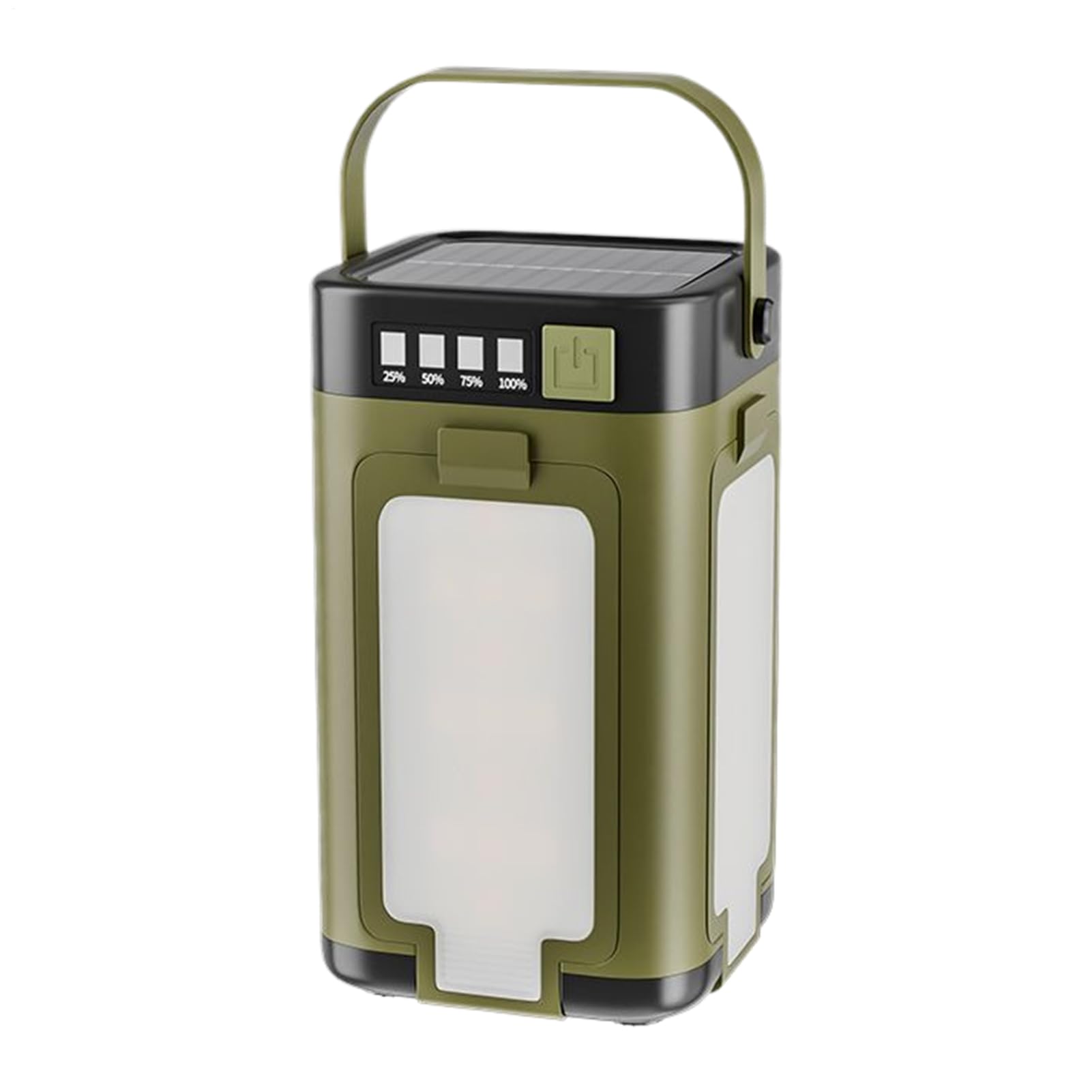 Lighting - 2000m Ah Capacity Solar Portable Foldable Base Lamp, Olding, Four-Leaf Lamp with 90 Degree Expandable | Multifunctional Outdoor Camping Light for Hiking Backyard Tent Power Outage