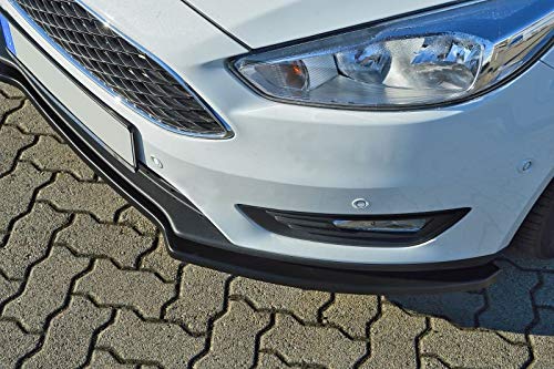 Aileron de pare-chocs avant Ford Focus DYB 2014-2018 jupe inférieure noire