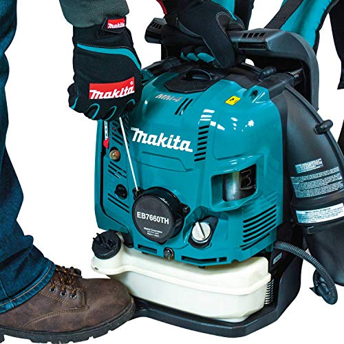 Makita EB7660TH 75.6 cc MM4 Engine Tube Throttle 4-Stroke Backpack Blower, Teal