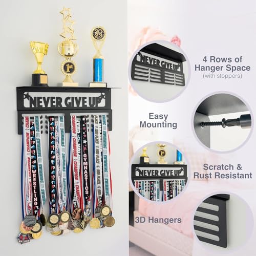 Expositor para trofeos de competición: estante de pared para salón, oficina y cuarto infantil 3