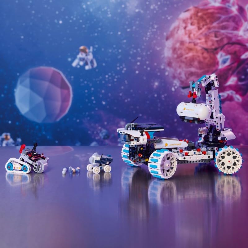Image of LEGO Technic Lunar Outpost Moon Rover Space Vehicle Set STEM Toy 42211 Building Blocks Toys for 10+ Gift for Boys and Girls