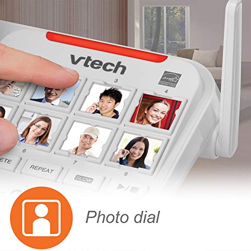 VTech SN5147 Amplified Corded/Cordless Senior Phone with Answering
