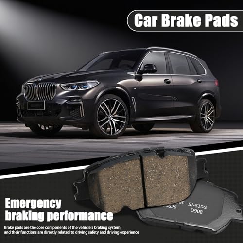 Image of D908 Front Ceramic Brake Pads Kit Fit For Toyota Camry 2002-2006, For Lexus GS300 2006, For Lexus IS250 2009-2015