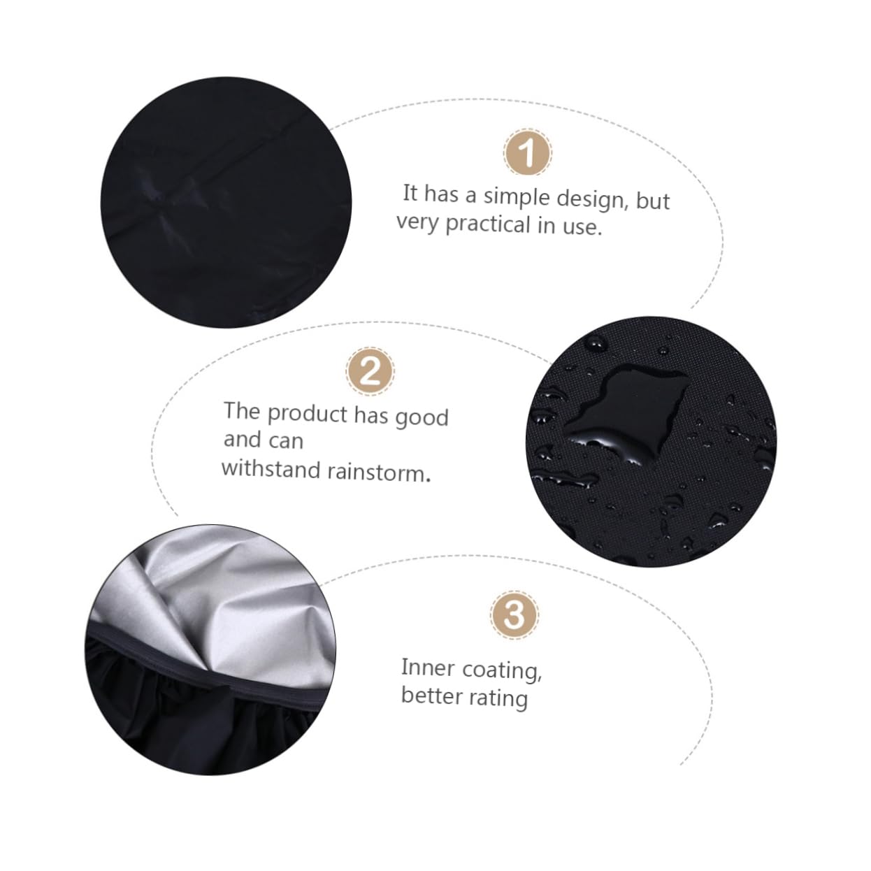 Abaodam Backpack Cover Lightweight Outdoor Rain Hood for Hiking and Trekking Compact Storage for and Portable Design