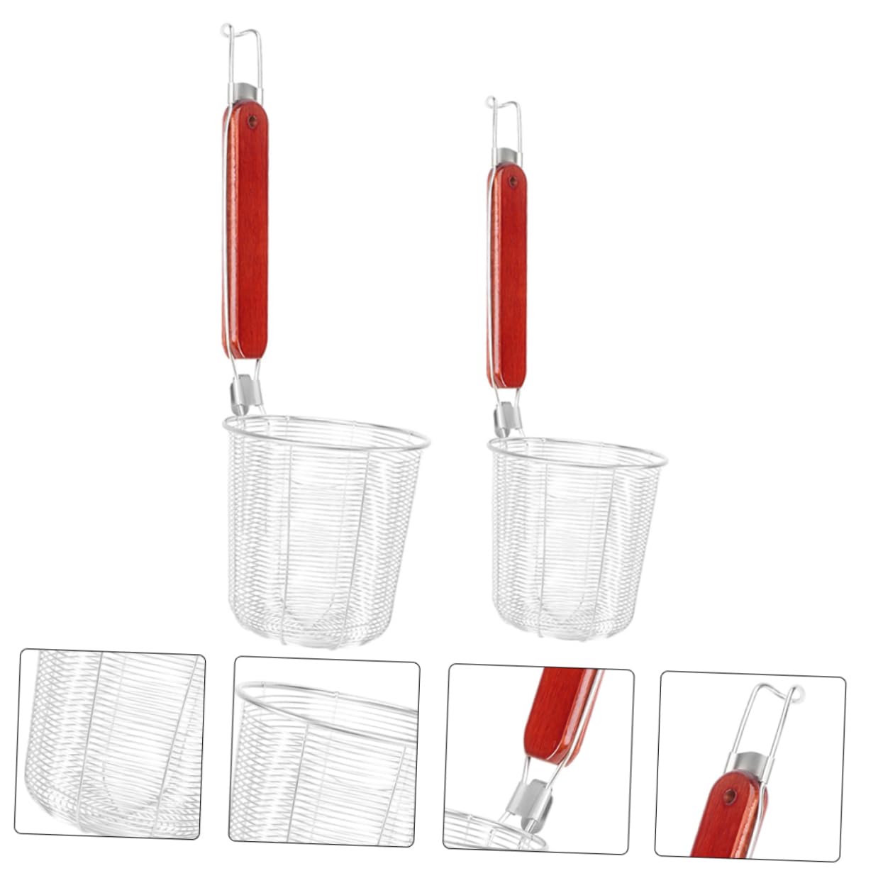 coladores de acero inoxidable, colador grande, colador, cesta de acero inoxidable, colador de malla metálica, colador de pasta, colador, colador de fideos con mango, colador de fideos, cesta de cuch