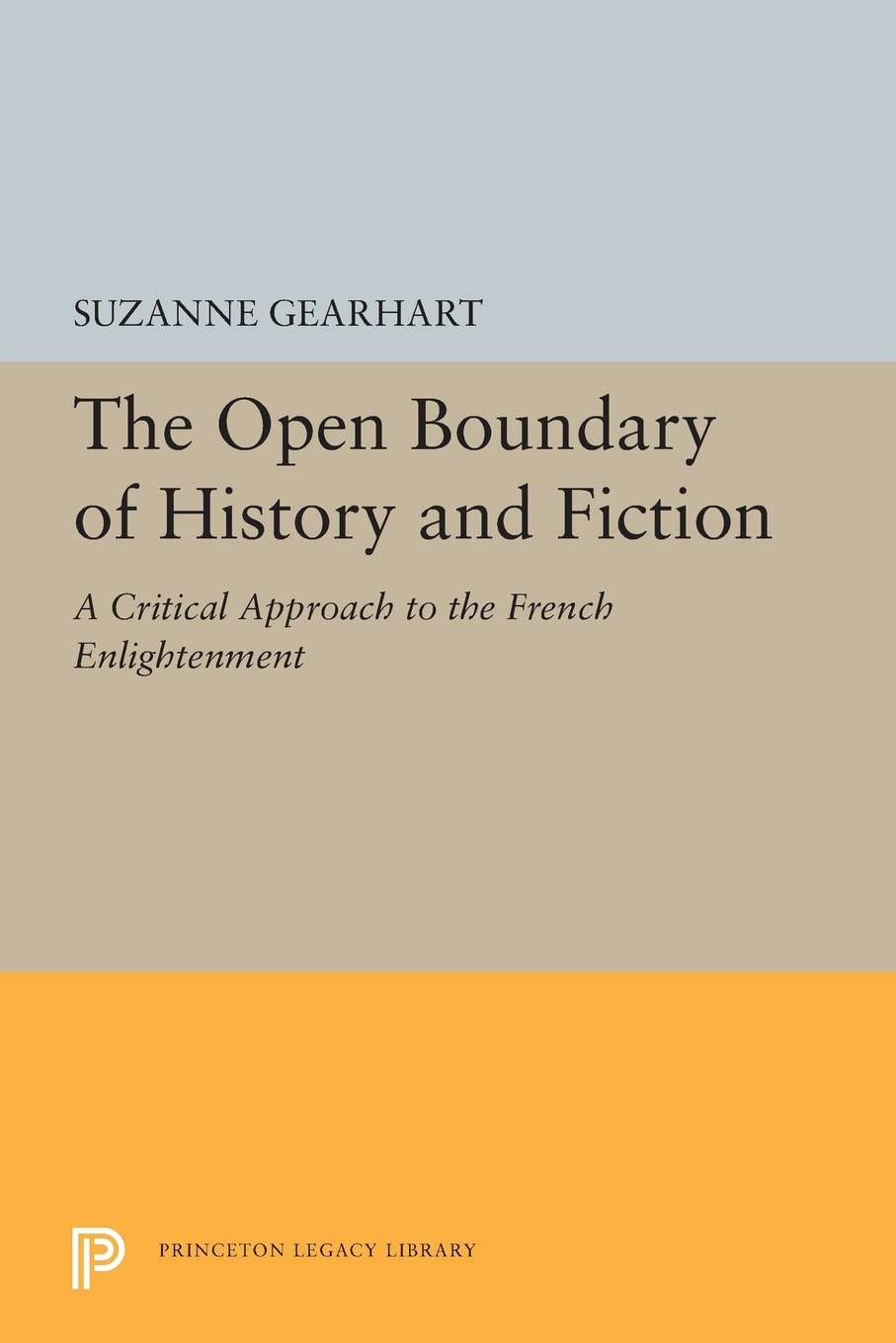Buy The Open Boundary of History and Fiction: A Critical Approach to the French Enlightenment: 5453 (Princeton Legacy Library) — BookShops.in