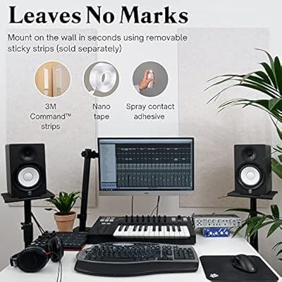 Acoustic Panel, Large, 46 x 23, Black