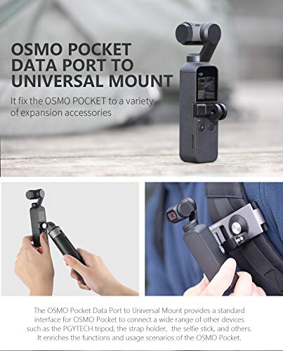 Kit Suportes Osmo Pocket para Montagem em Bastões e Tripés Pgytech