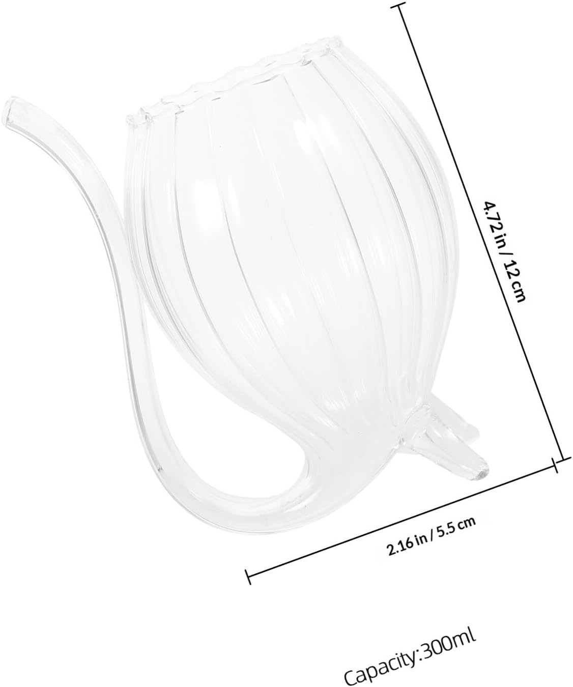 Creative Vampire Wine Glasses 4pcs Set 300ml Heat-resistant Glass Cocktail Cups for Halloween Bar Use and Holiday Beverage Serving