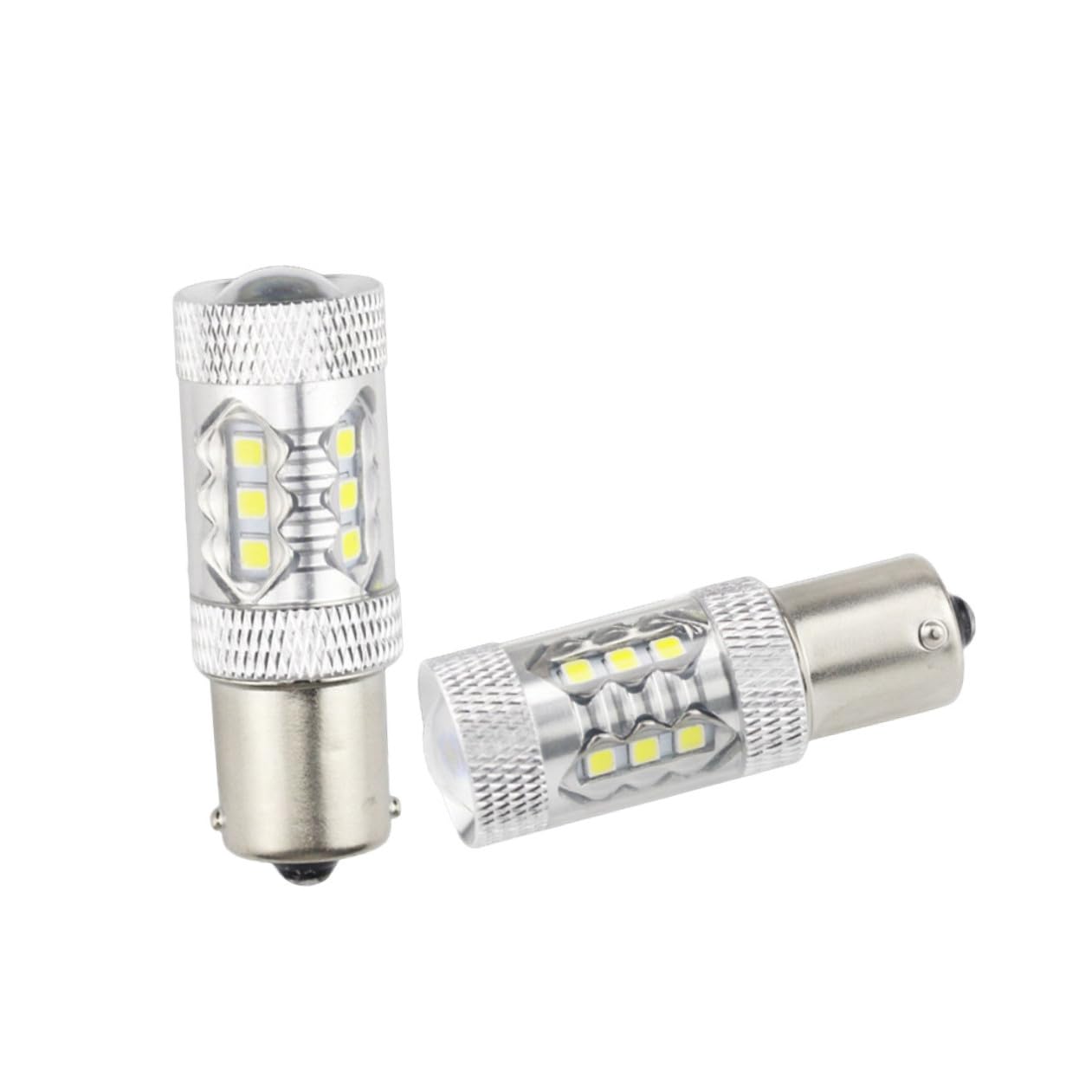 OUNONA 3 Juegos De Bombillas Led De 80 W 16 Smd Ba15s P21w Carcasa De Aluminio Luz De Señal De Freno 4 Unidades X 3