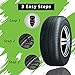 GradCap 20pcs Tyre Repair Kit, Tire Rubber Nails Tool, Self-Service Car Wheel Puncture Repair Screws with Screwdriver Set for Auto, Motorcycle, Bike, Truck, Tractor, Jeep, ATV (10S & 10L)